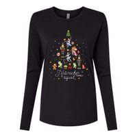 Christmas Nutcracker Squad Ballet Dance Kids Womens Cotton Relaxed Long Sleeve T-Shirt