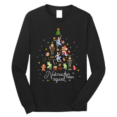 Christmas Nutcracker Squad Ballet Dance Kids Long Sleeve Shirt