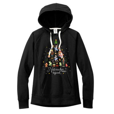 Christmas Nutcracker Squad Ballet Dance Kids Women's Fleece Hoodie