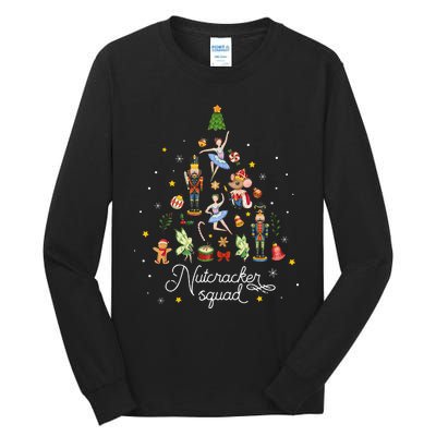 Christmas Nutcracker Squad Ballet Dance Kids Tall Long Sleeve T-Shirt