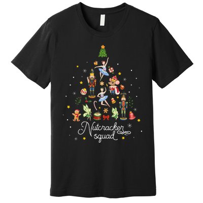 Christmas Nutcracker Squad Ballet Dance Kids Premium T-Shirt