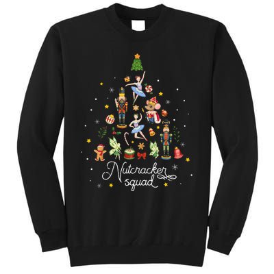 Christmas Nutcracker Squad Ballet Dance Kids Tall Sweatshirt