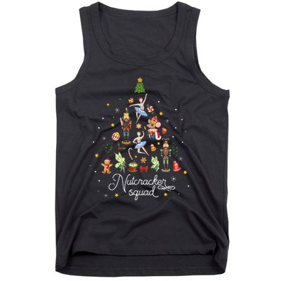 Christmas Nutcracker Squad Ballet Dance Kids Tank Top