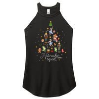 Christmas Nutcracker Squad Ballet Dance Kids Women's Perfect Tri Rocker Tank