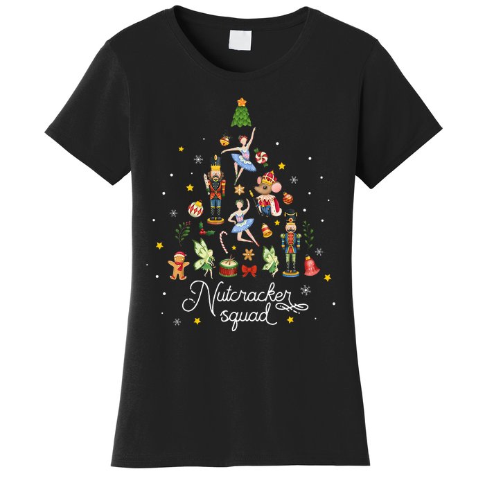 Christmas Nutcracker Squad Ballet Dance Kids Women's T-Shirt