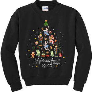 Christmas Nutcracker Squad Ballet Dance Kids Kids Sweatshirt