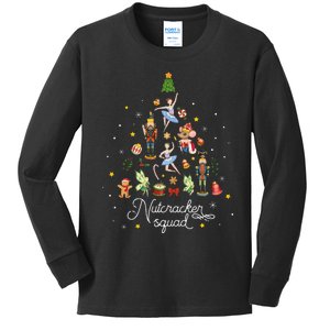 Christmas Nutcracker Squad Ballet Dance Kids Kids Long Sleeve Shirt