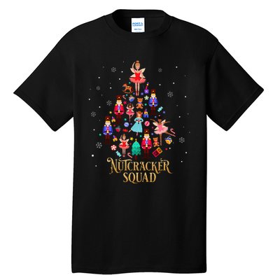 Christmas Nutcracker Squad Ballet Dance Tall T-Shirt