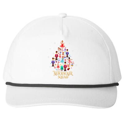 Christmas Nutcracker Squad Ballet Dance Snapback Five-Panel Rope Hat