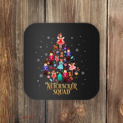Christmas Nutcracker Squad Ballet Dance Coaster