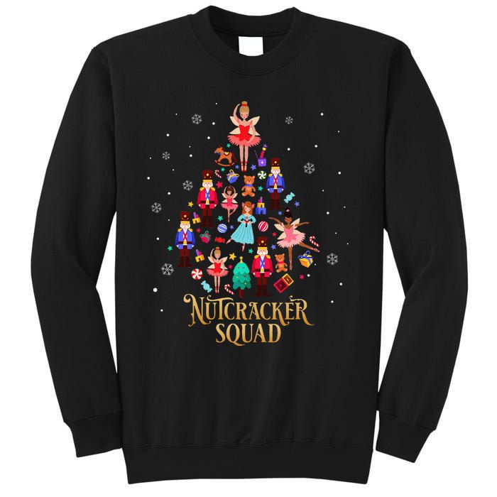 Christmas Nutcracker Squad Ballet Dance Tall Sweatshirt