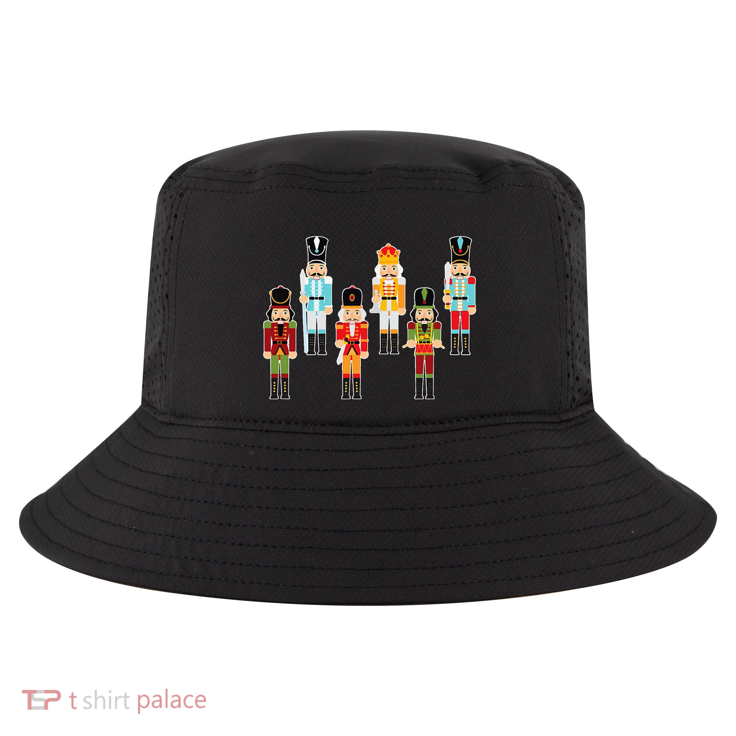 Christmas Nutcracker Soldier Figures Cool Comfort Performance Bucket Hat