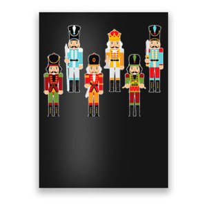 Christmas Nutcracker Soldier Figures Poster