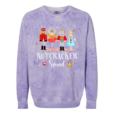 Christmas Nutcracker Squad Ballet Dance Colorblast Crewneck Sweatshirt