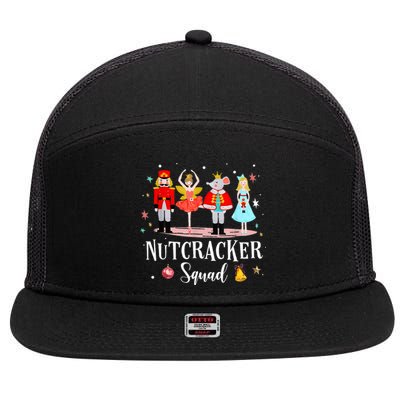 Christmas Nutcracker Squad Ballet Dance 7 Panel Mesh Trucker Snapback Hat