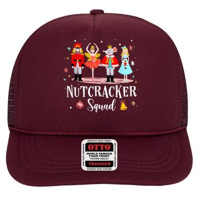 Christmas Nutcracker Squad Ballet Dance High Crown Mesh Back Trucker Hat