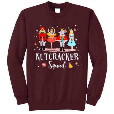 Christmas Nutcracker Squad Ballet Dance Tall Sweatshirt