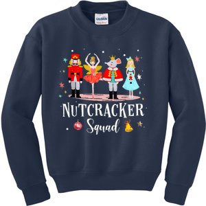 Christmas Nutcracker Squad Ballet Dance Kids Sweatshirt