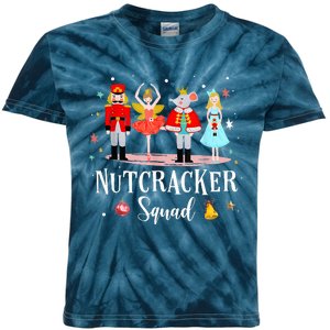 Christmas Nutcracker Squad Ballet Dance Kids Tie-Dye T-Shirt