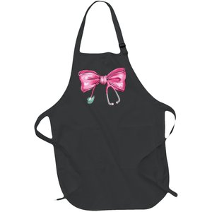 Coquette Nurse Stethoscope Bow Full-Length Apron With Pockets