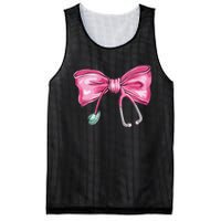 Coquette Nurse Stethoscope Bow Mesh Reversible Basketball Jersey Tank