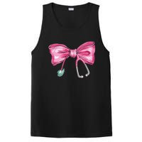 Coquette Nurse Stethoscope Bow PosiCharge Competitor Tank