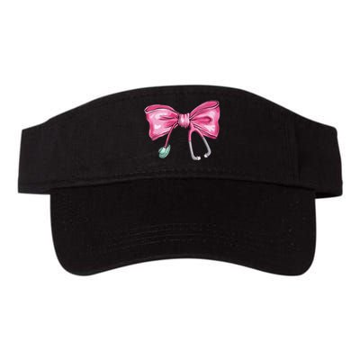 Coquette Nurse Stethoscope Bow Valucap Bio-Washed Visor