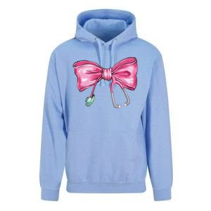 Coquette Nurse Stethoscope Bow Unisex Surf Hoodie