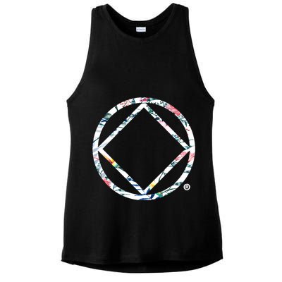 Cool Na Symbol Narcotics Anonymous Na Aa Funny Gift Ladies PosiCharge Tri-Blend Wicking Tank