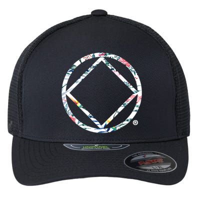 Cool Na Symbol Narcotics Anonymous Na Aa Funny Gift Flexfit Unipanel Trucker Cap