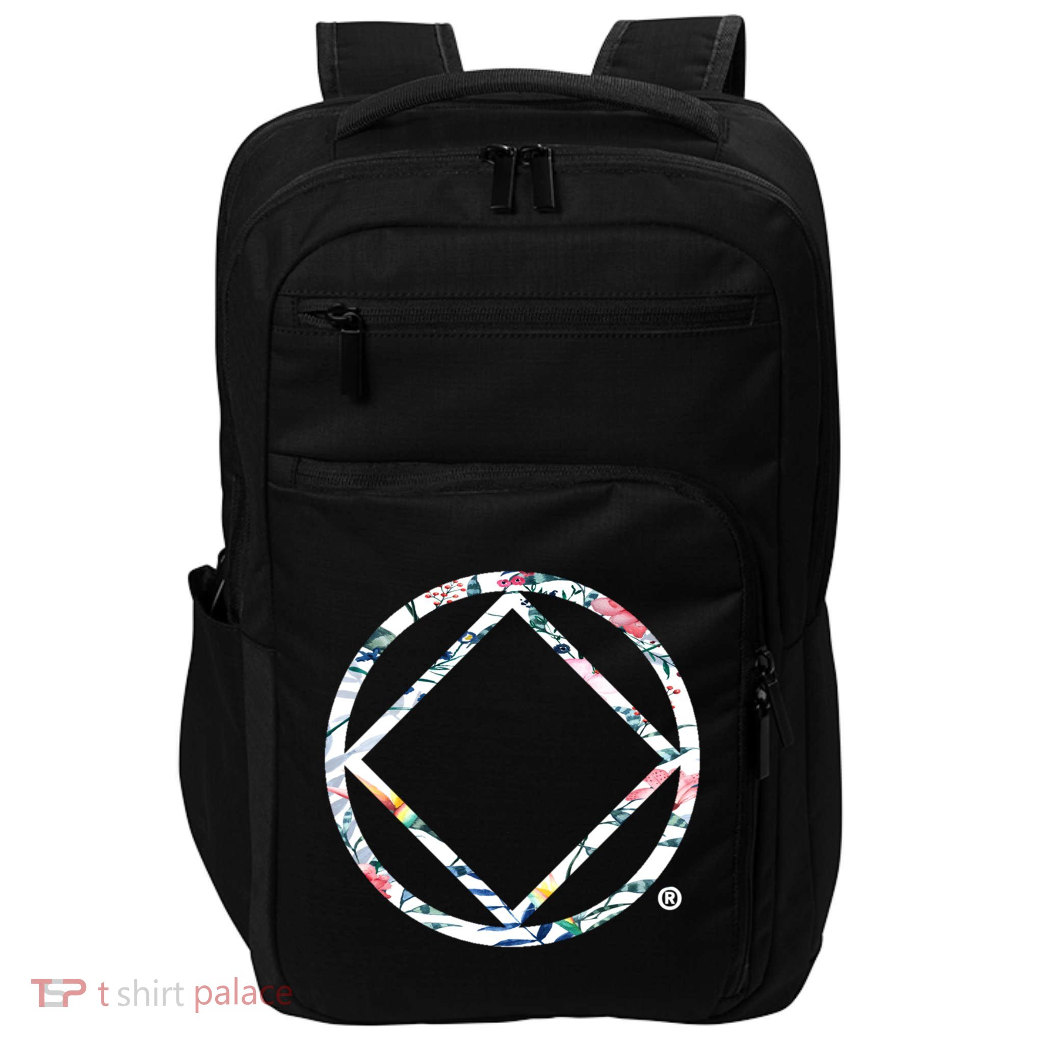 Cool Na Symbol Narcotics Anonymous Na Aa Funny Gift Impact Tech Backpack
