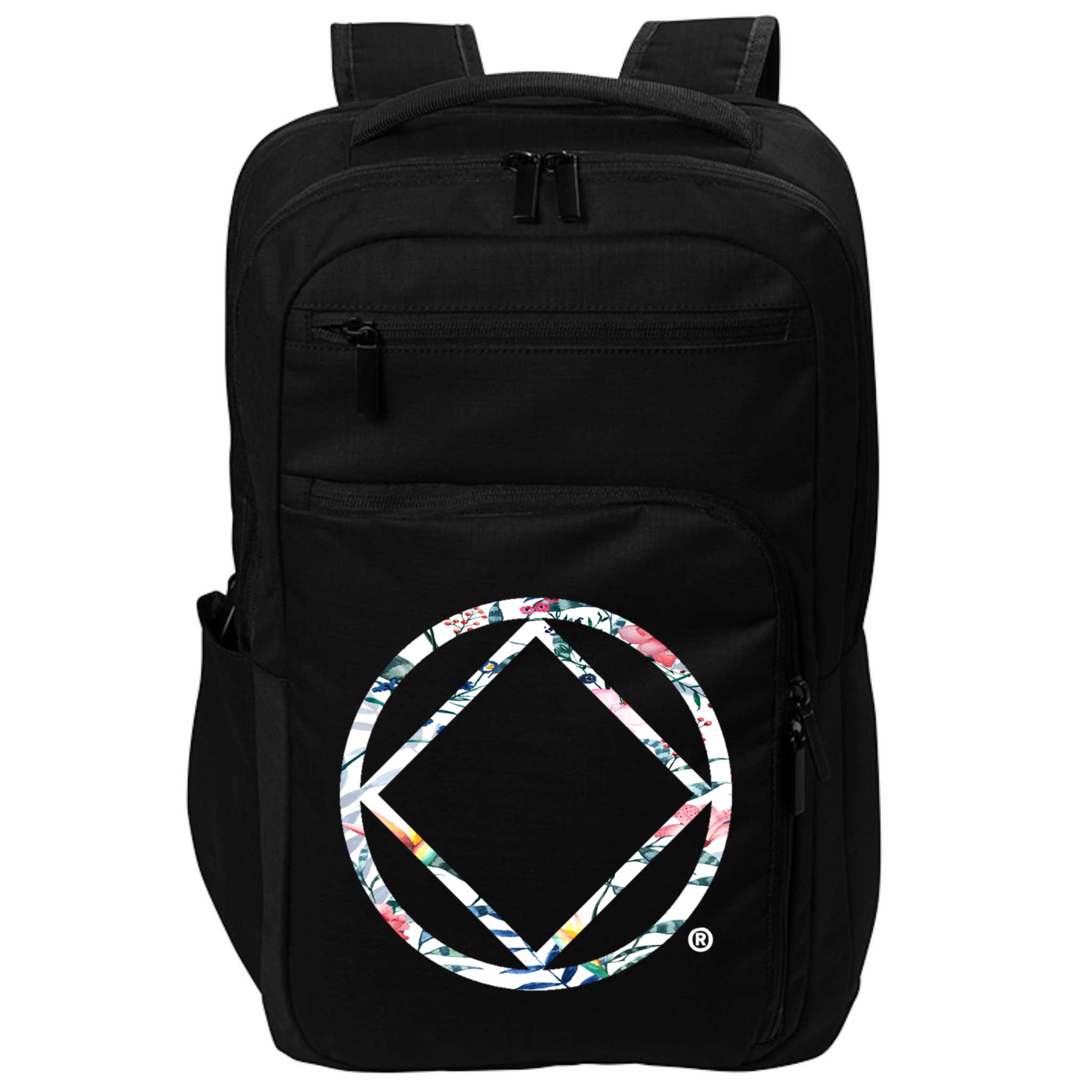 Cool Na Symbol Narcotics Anonymous Na Aa Funny Gift Impact Tech Backpack