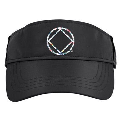 Cool Na Symbol Narcotics Anonymous Na Aa Funny Gift Adult Drive Performance Visor