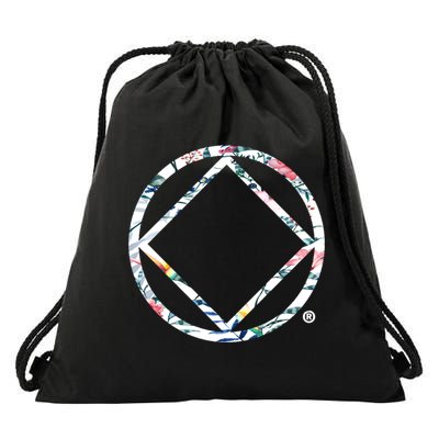 Cool Na Symbol Narcotics Anonymous Na Aa Funny Gift Drawstring Bag