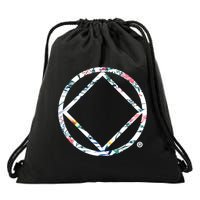 Cool Na Symbol Narcotics Anonymous Na Aa Funny Gift Drawstring Bag