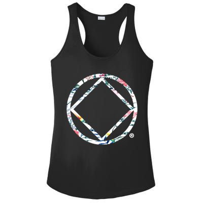 Cool Na Symbol Narcotics Anonymous Na Aa Funny Gift Ladies PosiCharge Competitor Racerback Tank