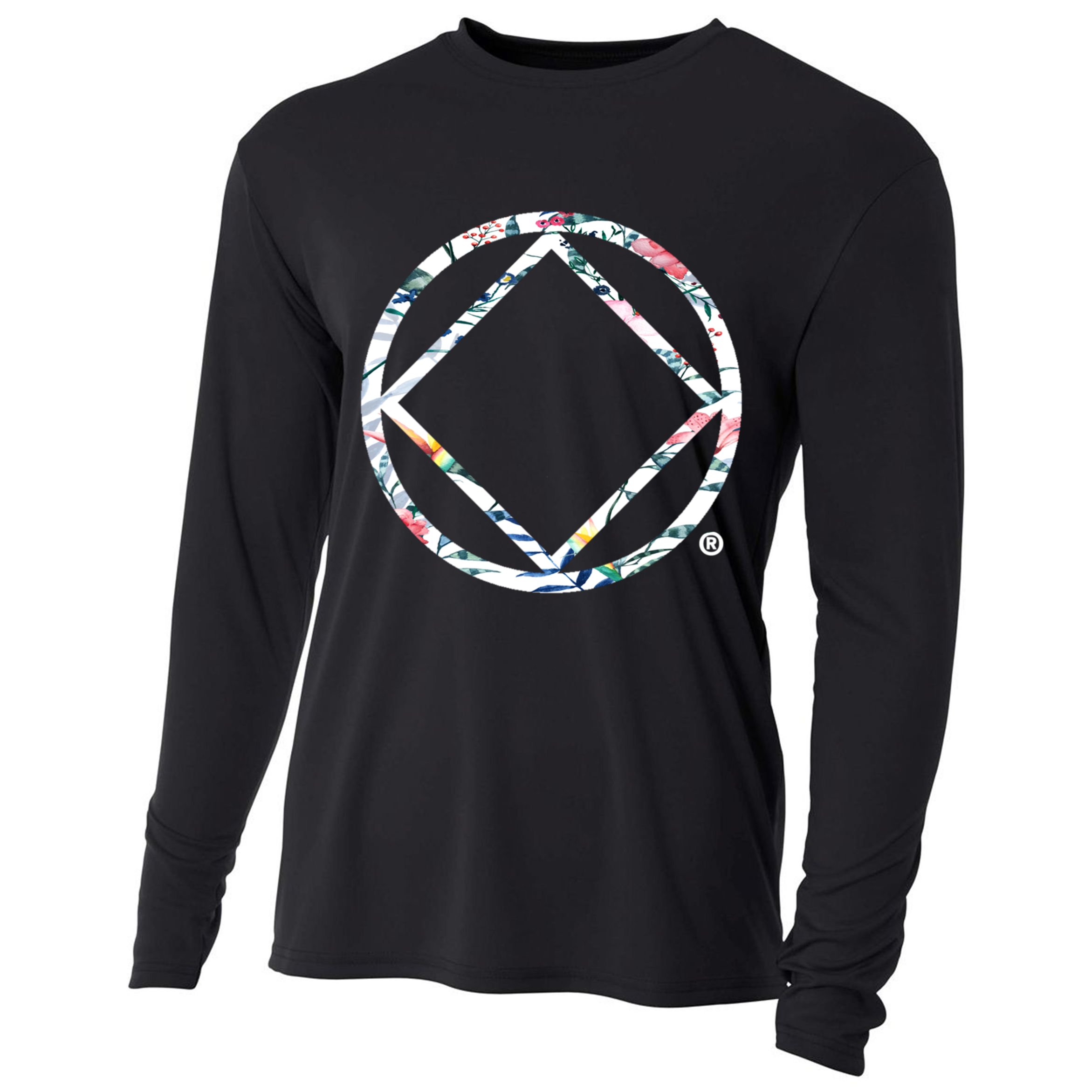 Cool Na Symbol Narcotics Anonymous Na Aa Funny Gift Cooling Performance Long Sleeve Crew