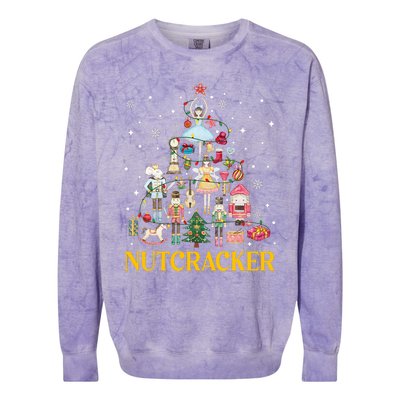 Christmas Nutcracker Squad Ballet Dance Xmas Colorblast Crewneck Sweatshirt