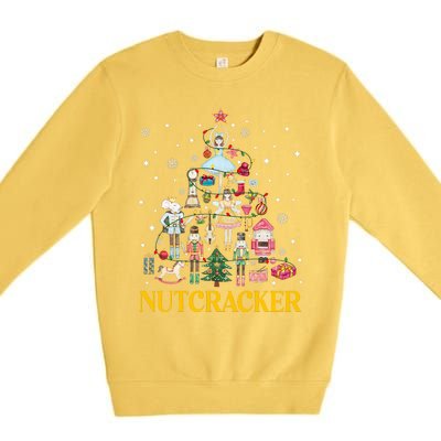 Christmas Nutcracker Squad Ballet Dance Xmas Premium Crewneck Sweatshirt