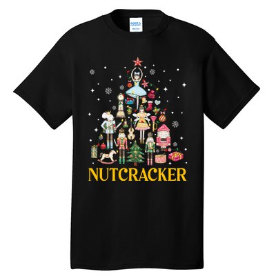 Christmas Nutcracker Squad Ballet Dance Xmas Tall T-Shirt