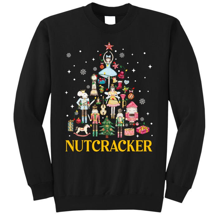 Christmas Nutcracker Squad Ballet Dance Xmas Tall Sweatshirt