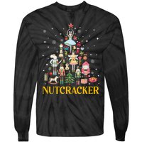 Christmas Nutcracker Squad Ballet Dance Xmas Tie-Dye Long Sleeve Shirt