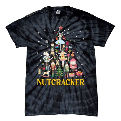 Christmas Nutcracker Squad Ballet Dance Xmas Tie-Dye T-Shirt