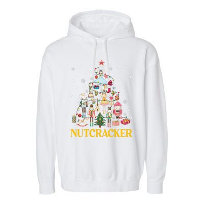 Christmas Nutcracker Squad Ballet Dance Xmas Garment-Dyed Fleece Hoodie