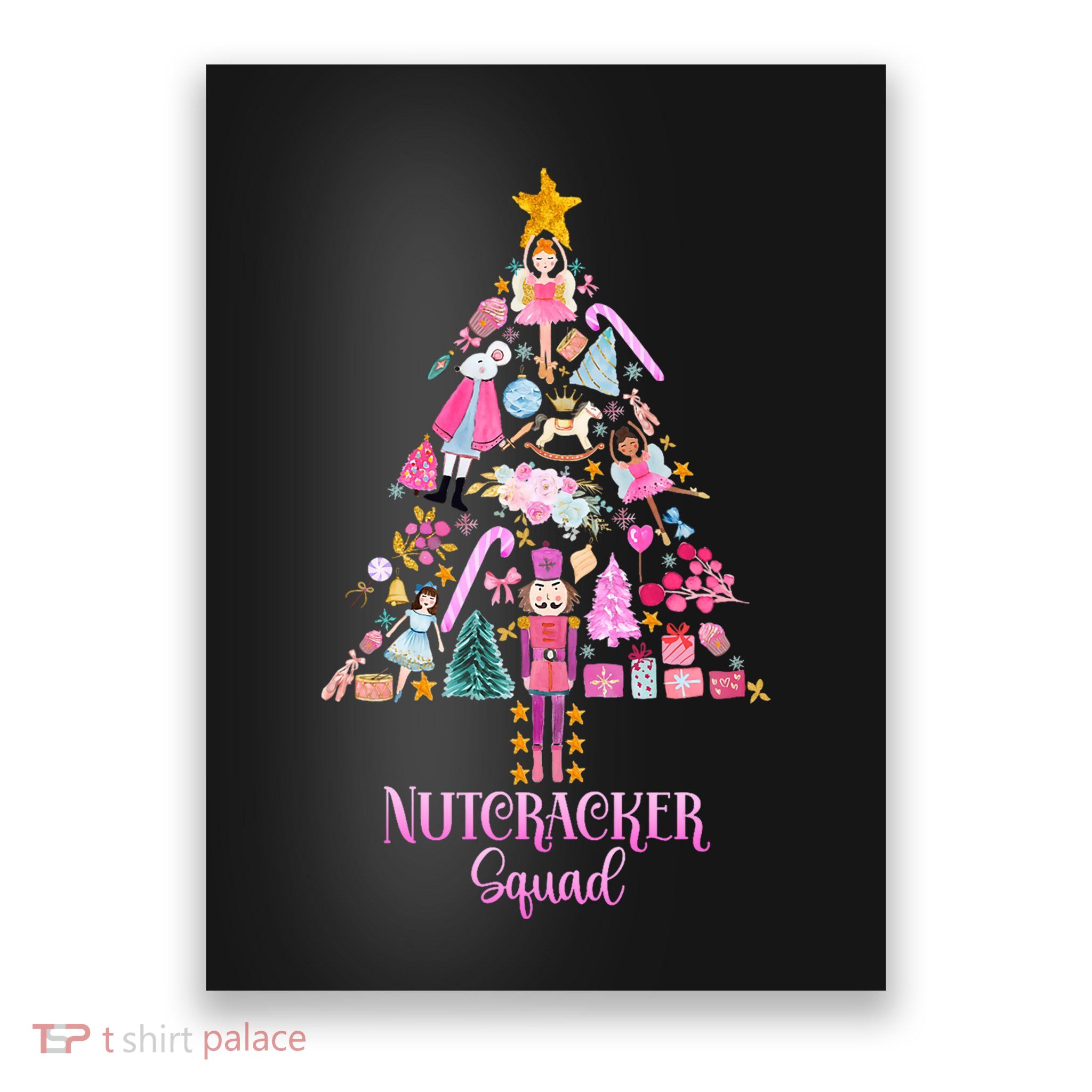Christmas Nutcracker Squad Ballet Dance Poster
