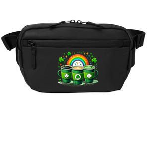 Coffee Nurse St PatrickS Day Shamrock Rainbow Rn Icu Er Gift Crossbody Pack