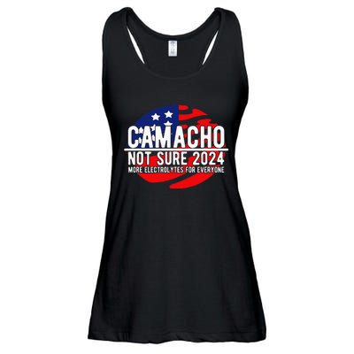 Camacho Not Sure For President 2024 Usa Ladies Essential Flowy Tank