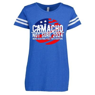 Camacho Not Sure For President 2024 Usa Enza Ladies Jersey Football T-Shirt