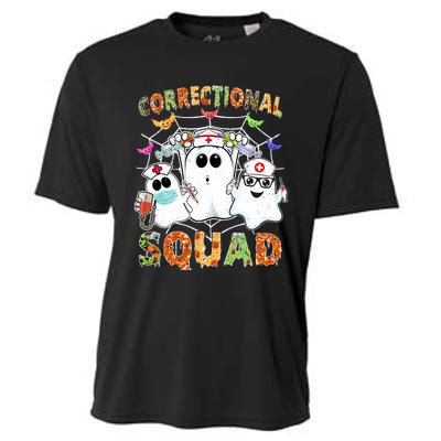 Correctional Nurse Squad Boo Halloween Rn Matching Cooling Performance Crew T-Shirt