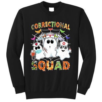 Correctional Nurse Squad Boo Halloween Rn Matching Sweatshirt